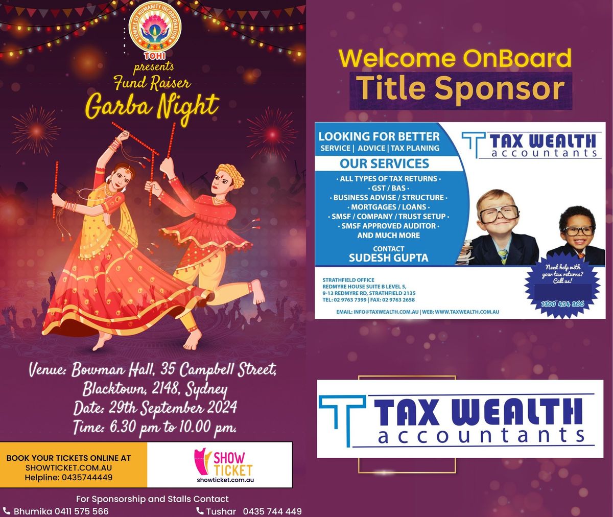 Garba Night 2024 by TOHI (Live Music)