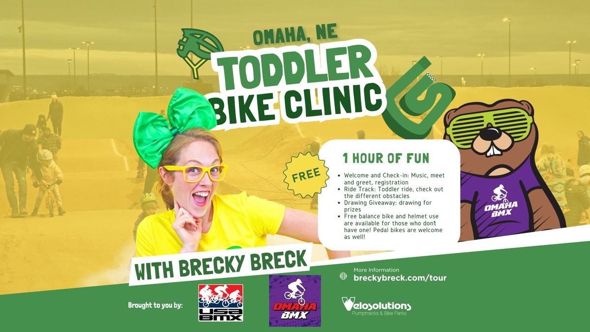 Toddler Storytime and Bike Clinic with Brecky Breck in Omaha