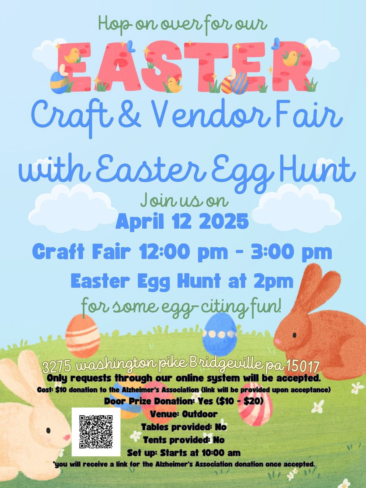 Easter Craft and Vendor Fair with Easter Egg Hunt