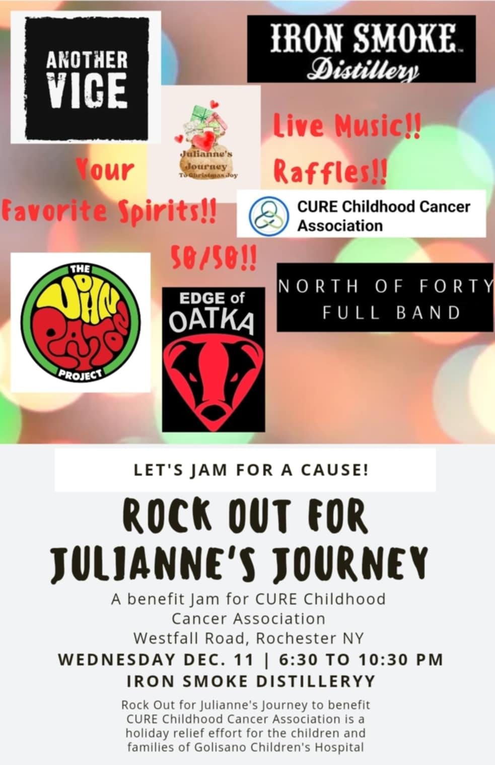 Julianne's Journey Jam for a Cause at Iron Smoke Distillery!