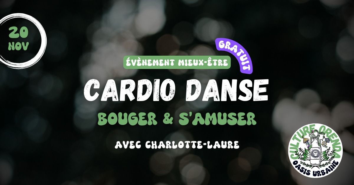 CARDIO DANSE : bouger & s'amuser 