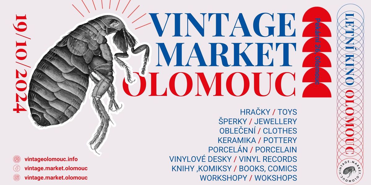 Vintage.Market.Olomouc - posledn\u00ed open-air market!