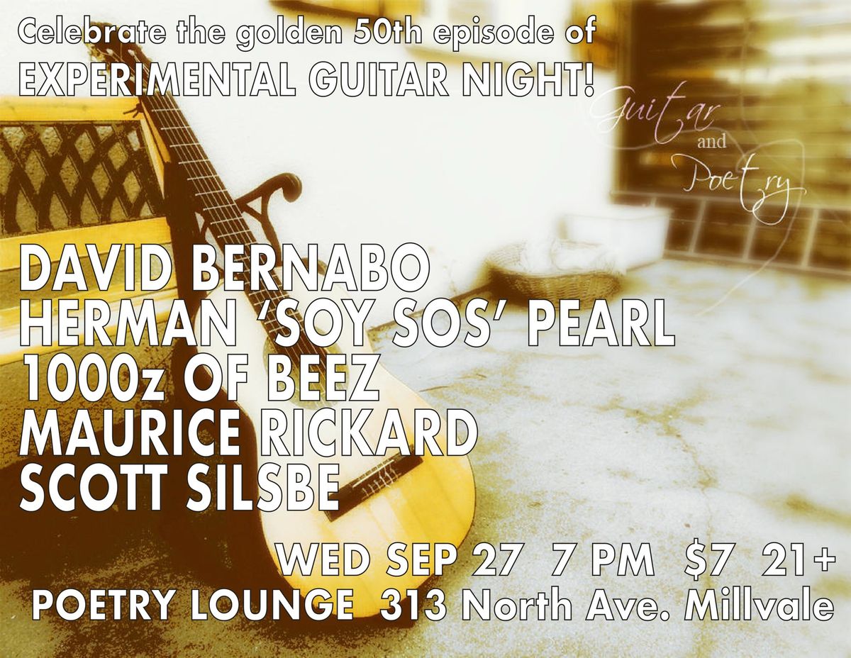 Experimental Guitar Night #50 at Poetry Lounge