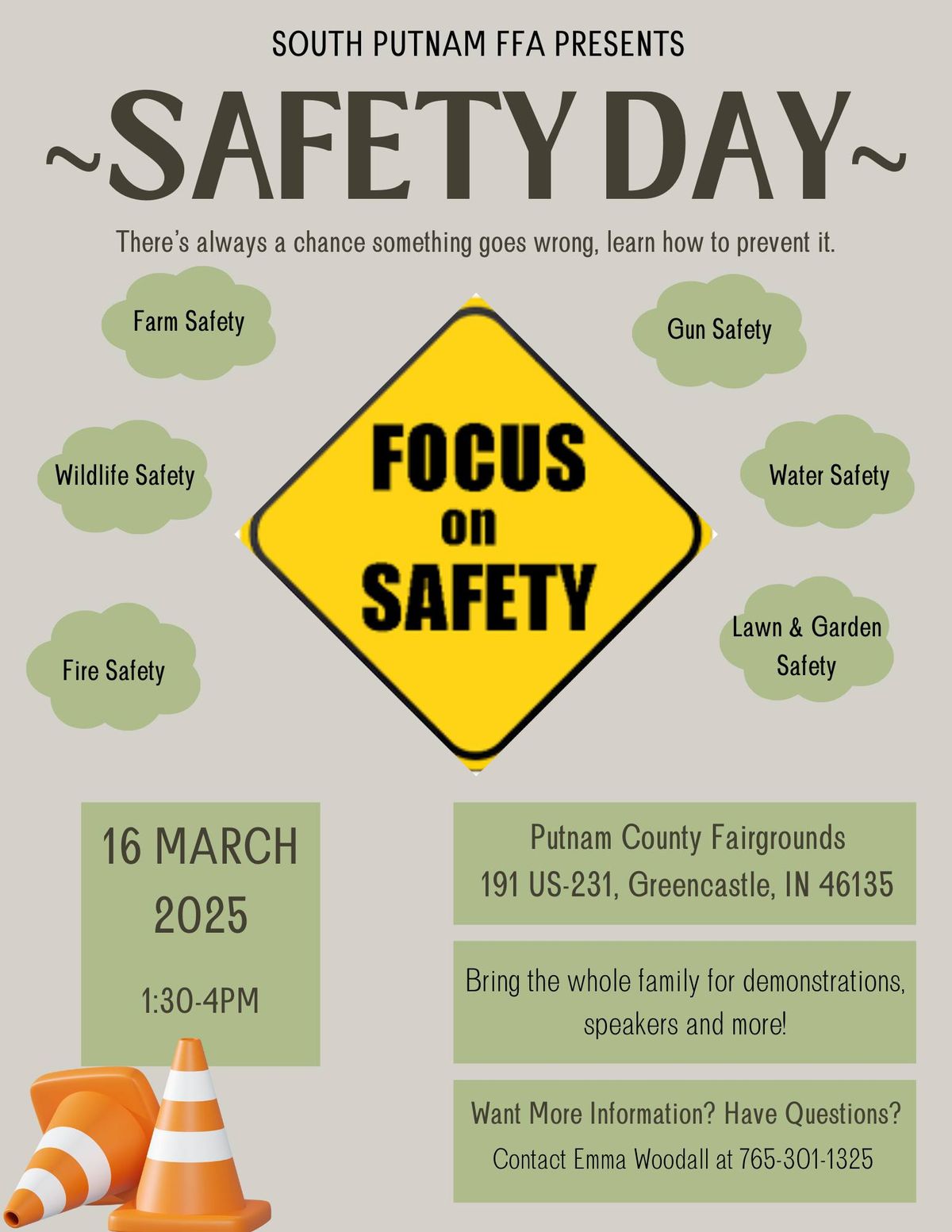 South Putnam FFA presents "Safety Day"