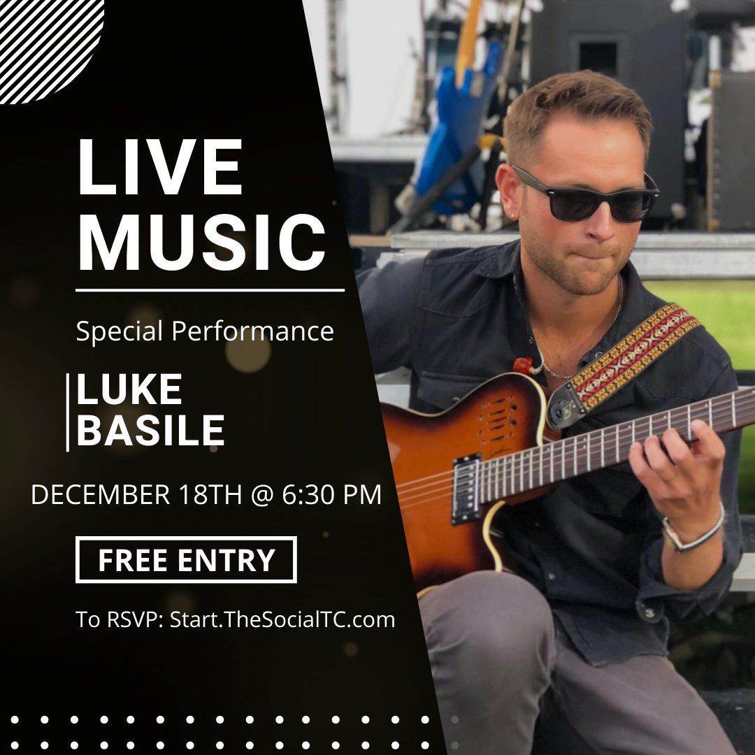 Live Music with Luke Basile at The Social!