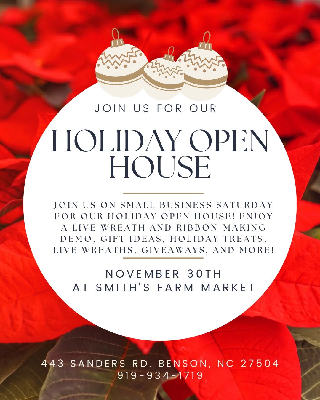 Holiday Open House at Smith\u2019s