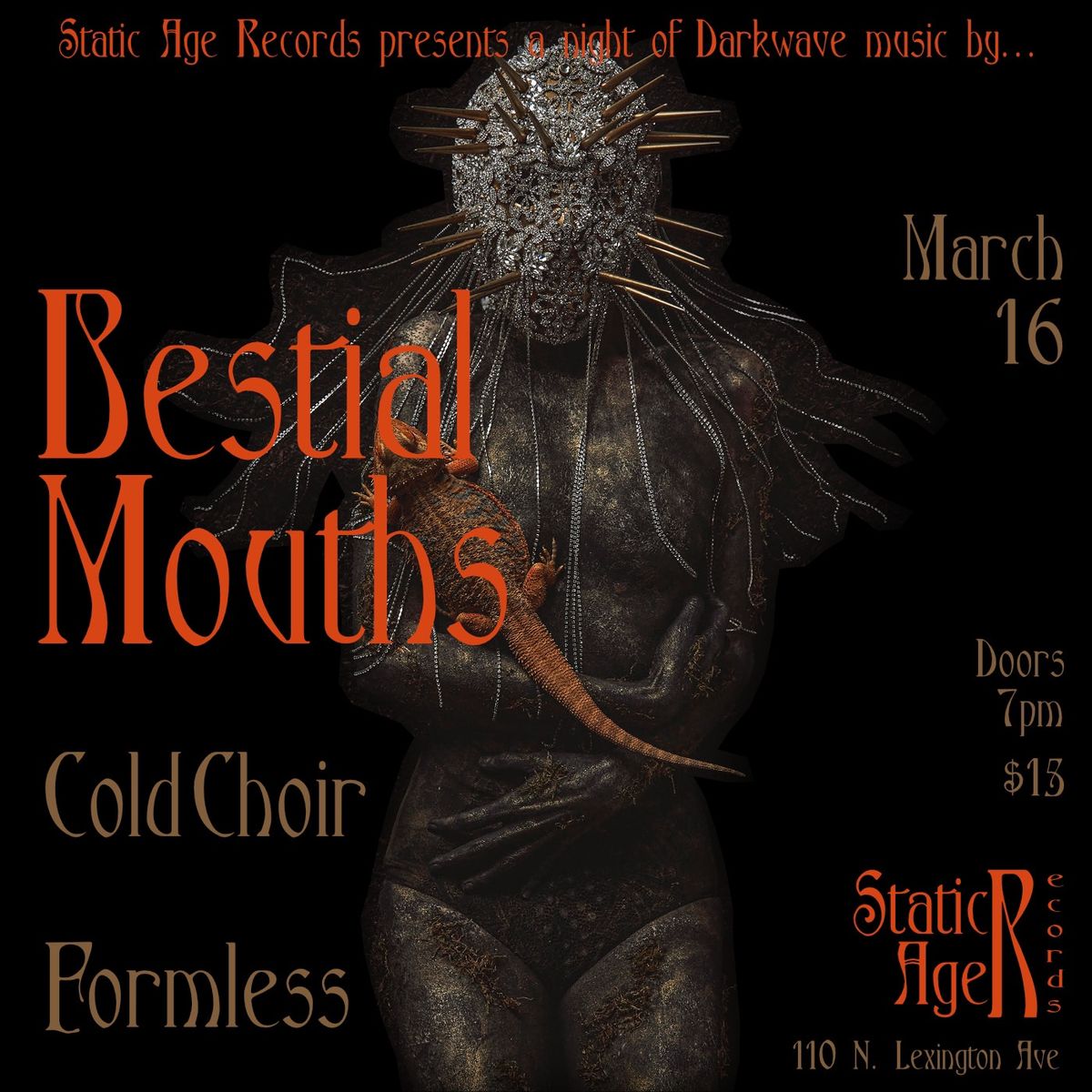 Bestial Mouths, Cold Choir, Formless