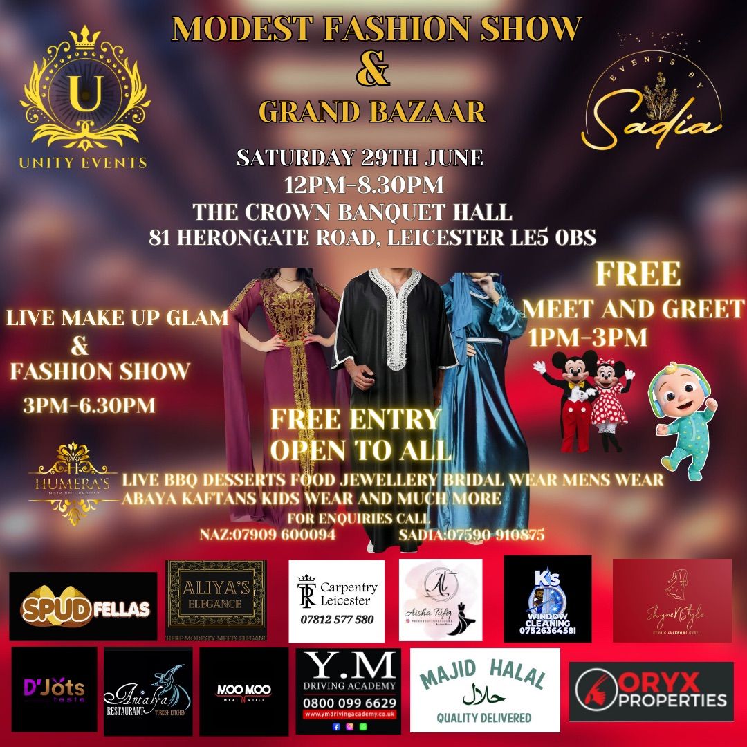Modest Fashion show and grand bazaar