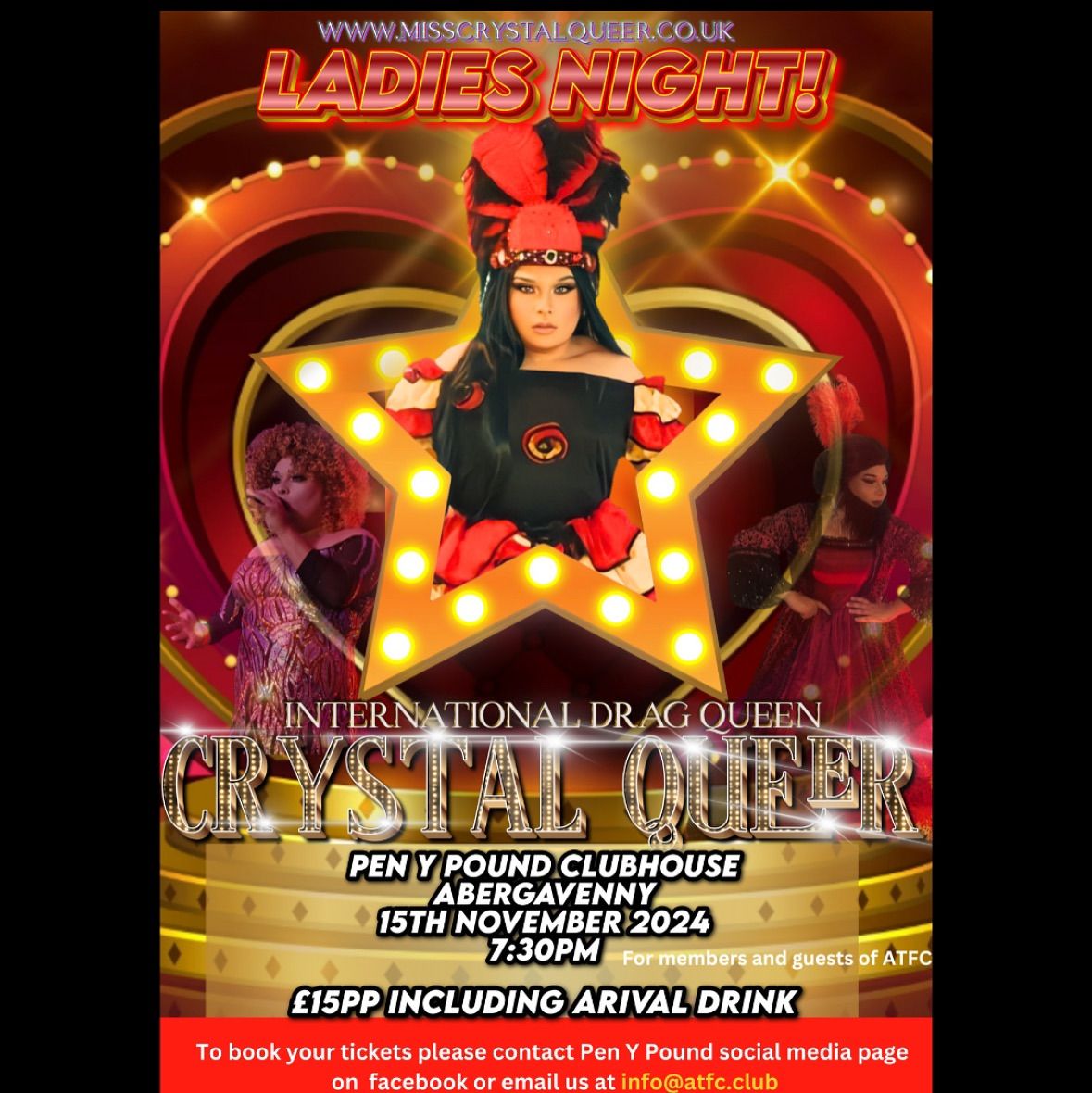 \ud83d\udc60Ladies Night with Crystal Queer\ud83d\udc60