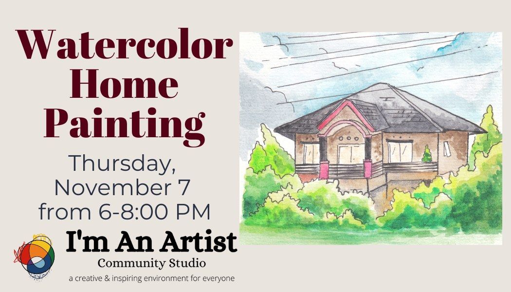 Watercolor Painting of Your Home