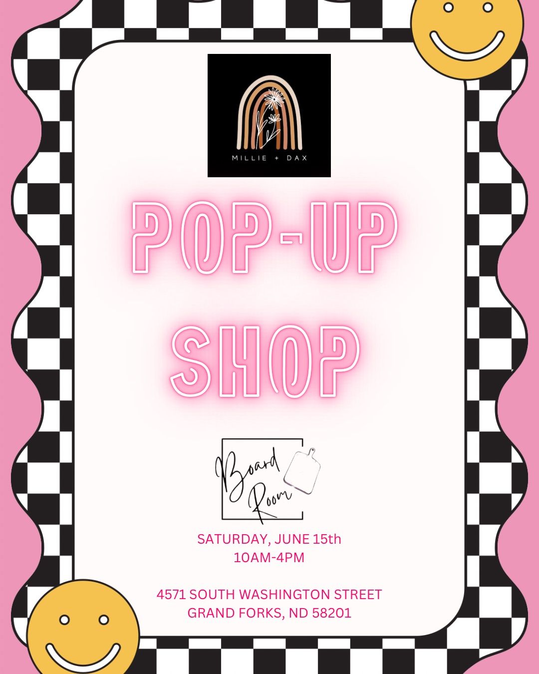 Millie + Dax Pop-Up Shop