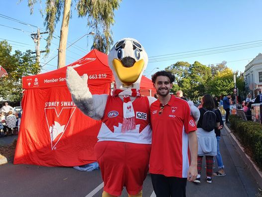 Sydney Swans Heritage Week, South Melbourne Market, 8 May 2021