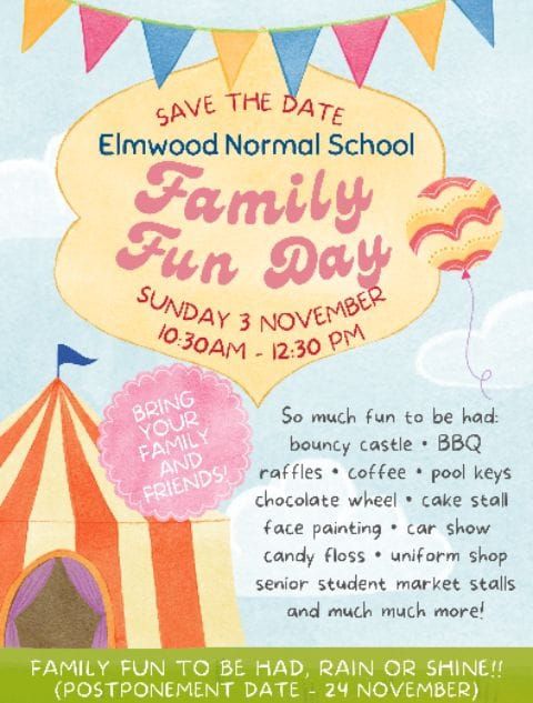 Elmwood normal school family fun day and car show