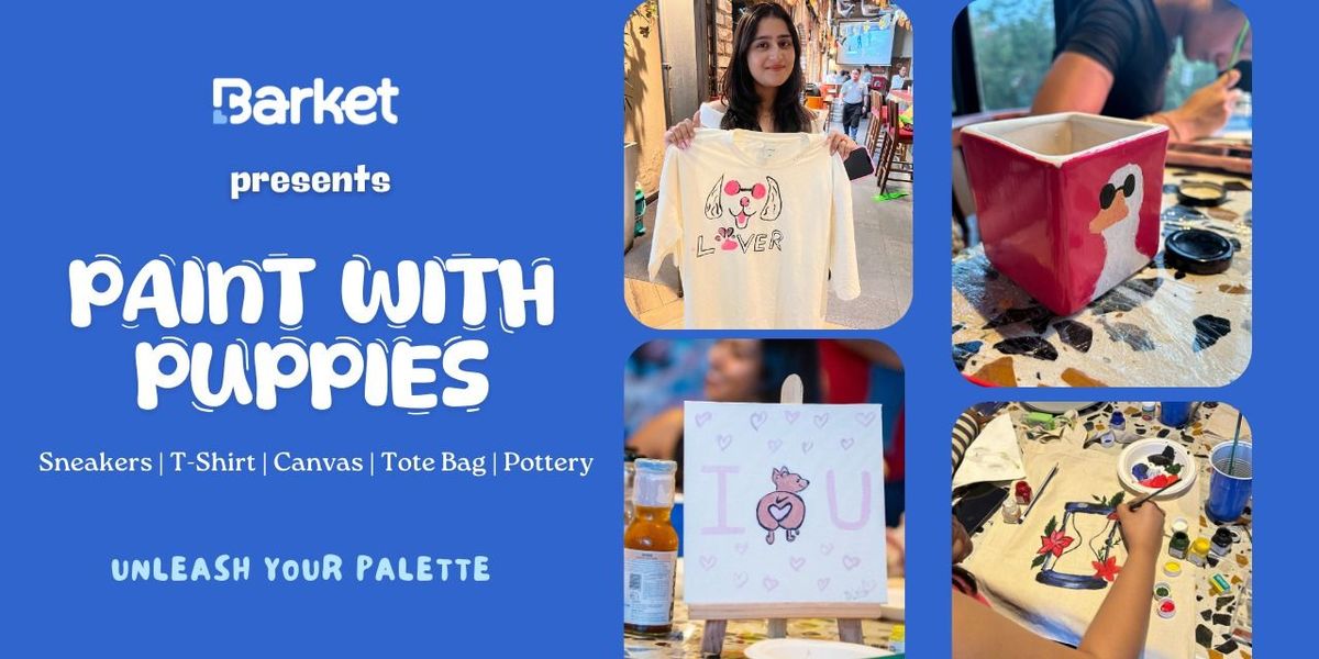 Paint with Puppies by Barket