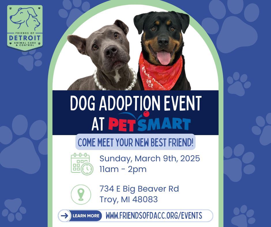 Dog Adoption Event in Troy