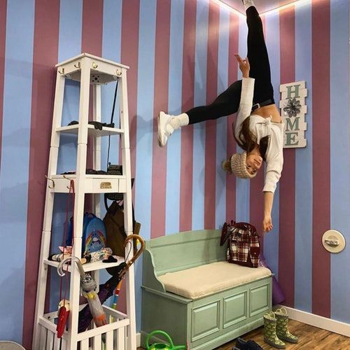 The Upside Down House at World of Illusions