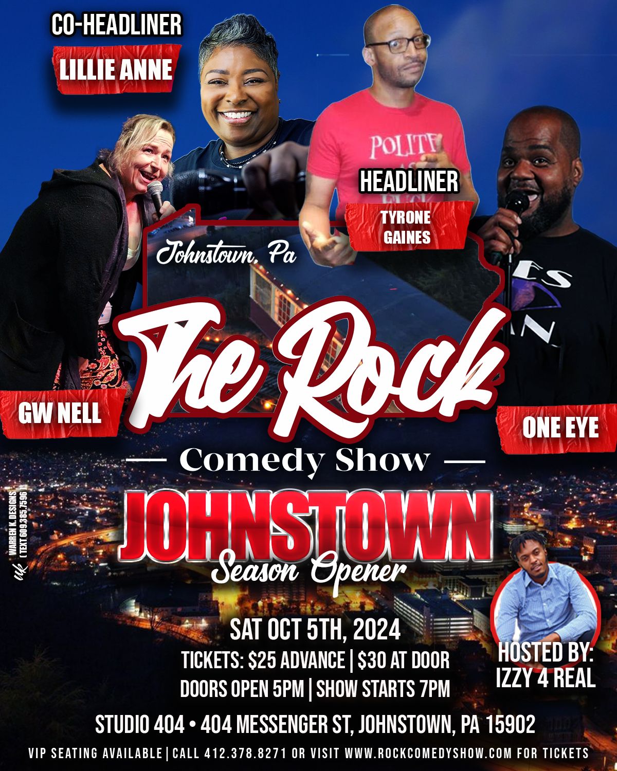 The Rock Comedy Show Johnstown Season Opener