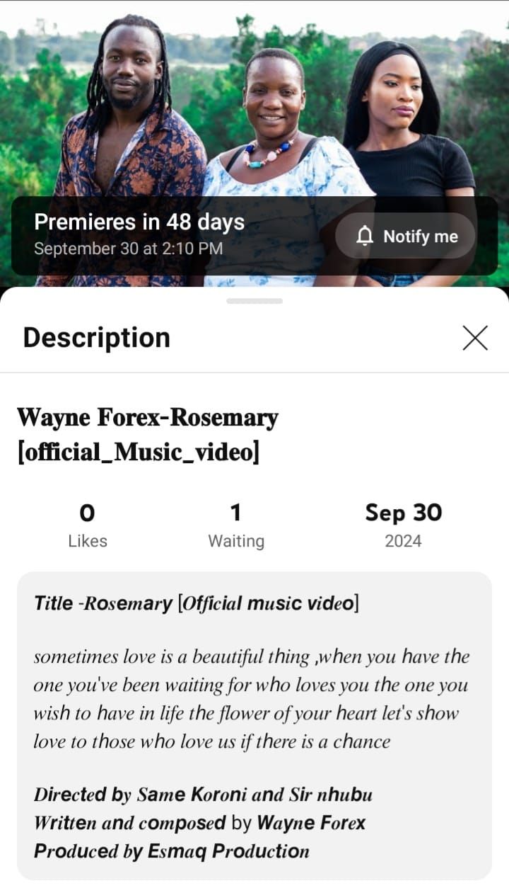 Rosemary official song released 