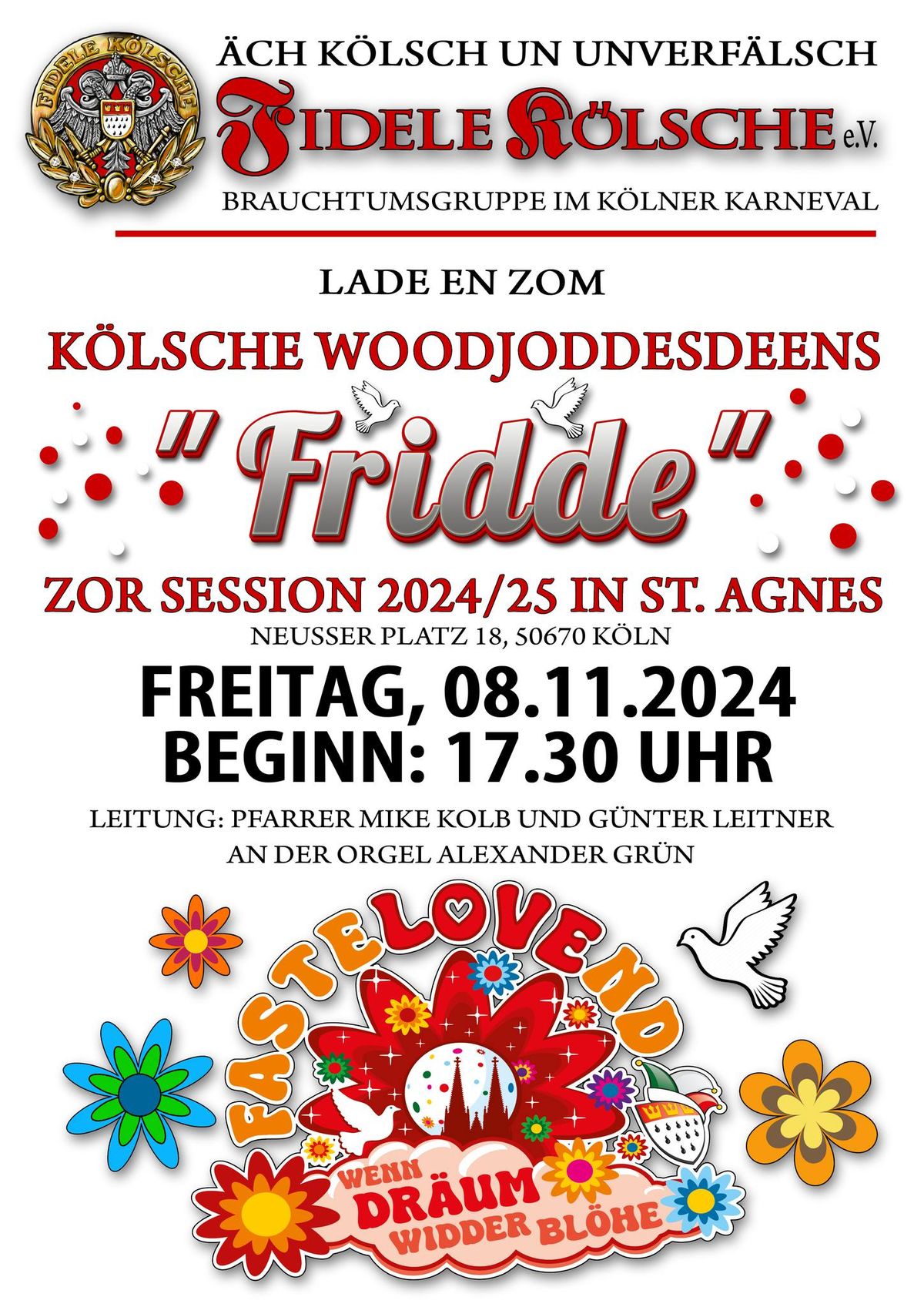 K\u00f6lsche Woodjoddesdeens " FRIDDE"