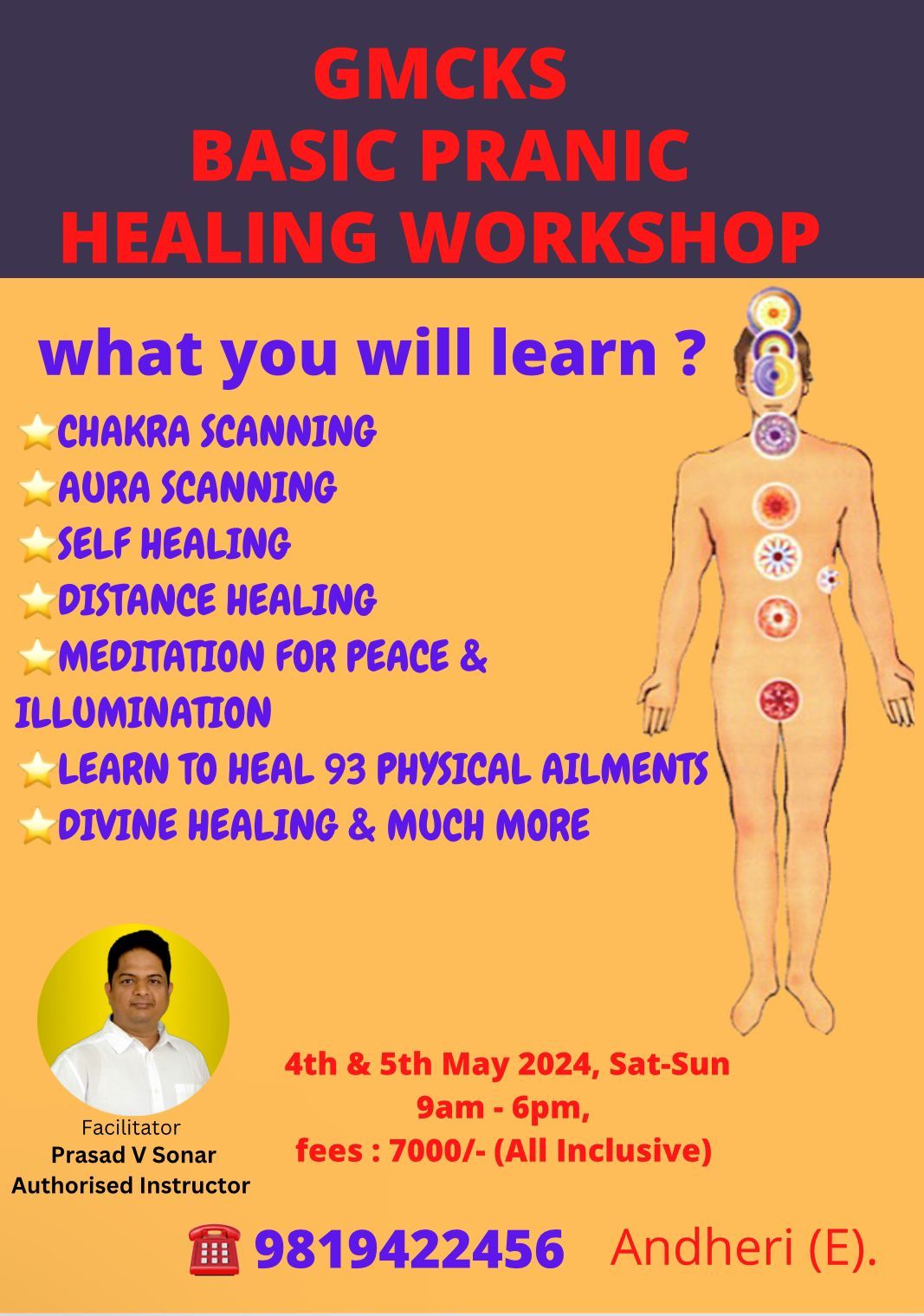 Basic Pranic Healing Workshop