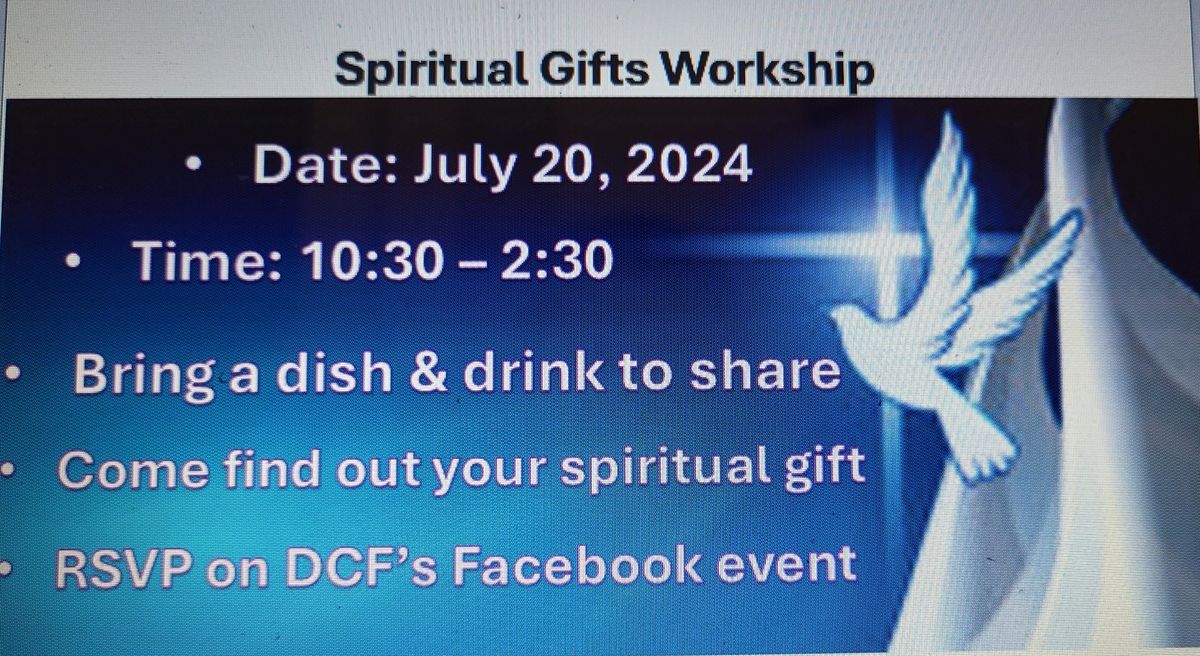 Spiritual Gift Workshop