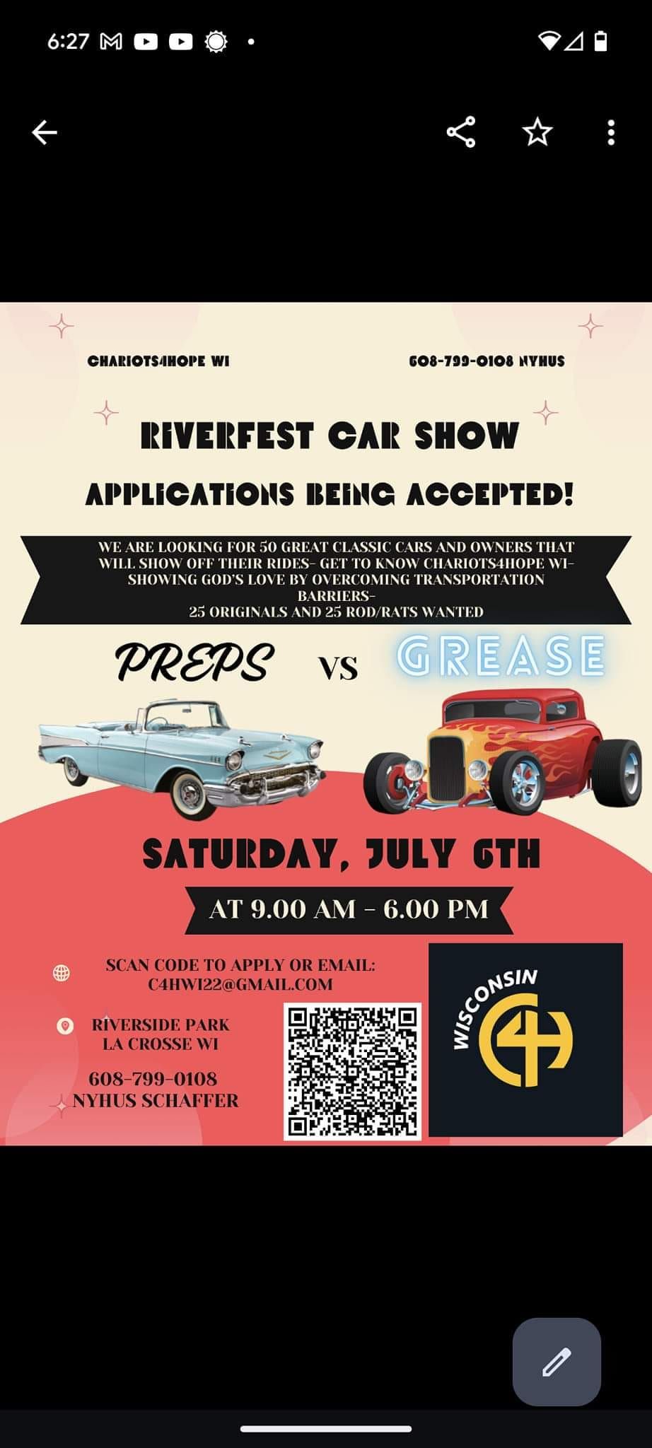 Riverfest Car Show