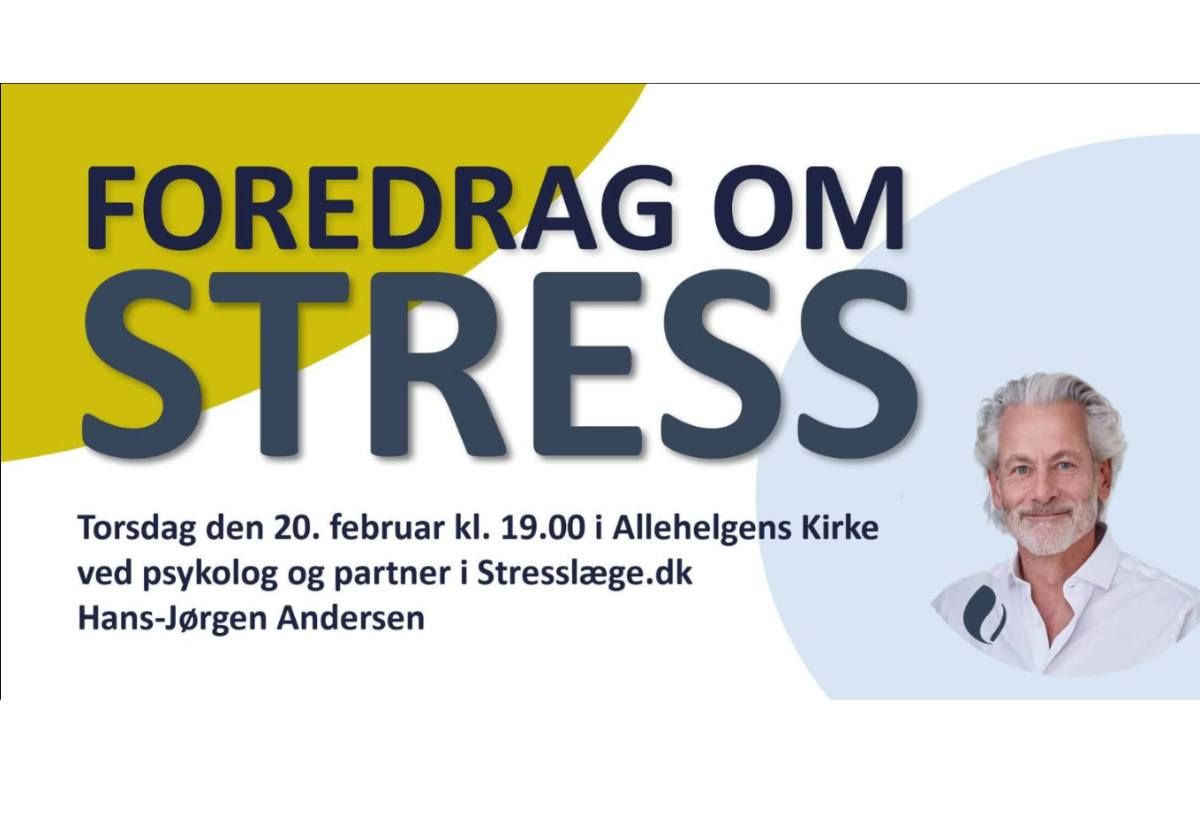 Foredrag om stress ved Hans-J\u00f8rgen Andersen cand. psych. aut.