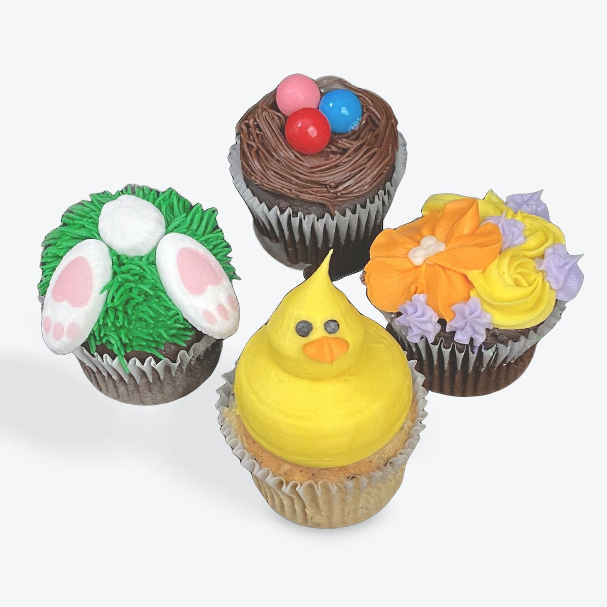 Adult\/Child Bunny and Spring Cupcake Decorating