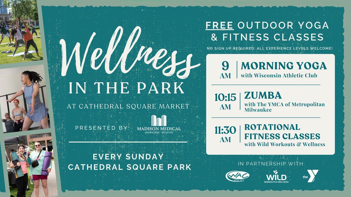 FREE Yoga & Wellness Classes | Sundays in Cathedral Square Park