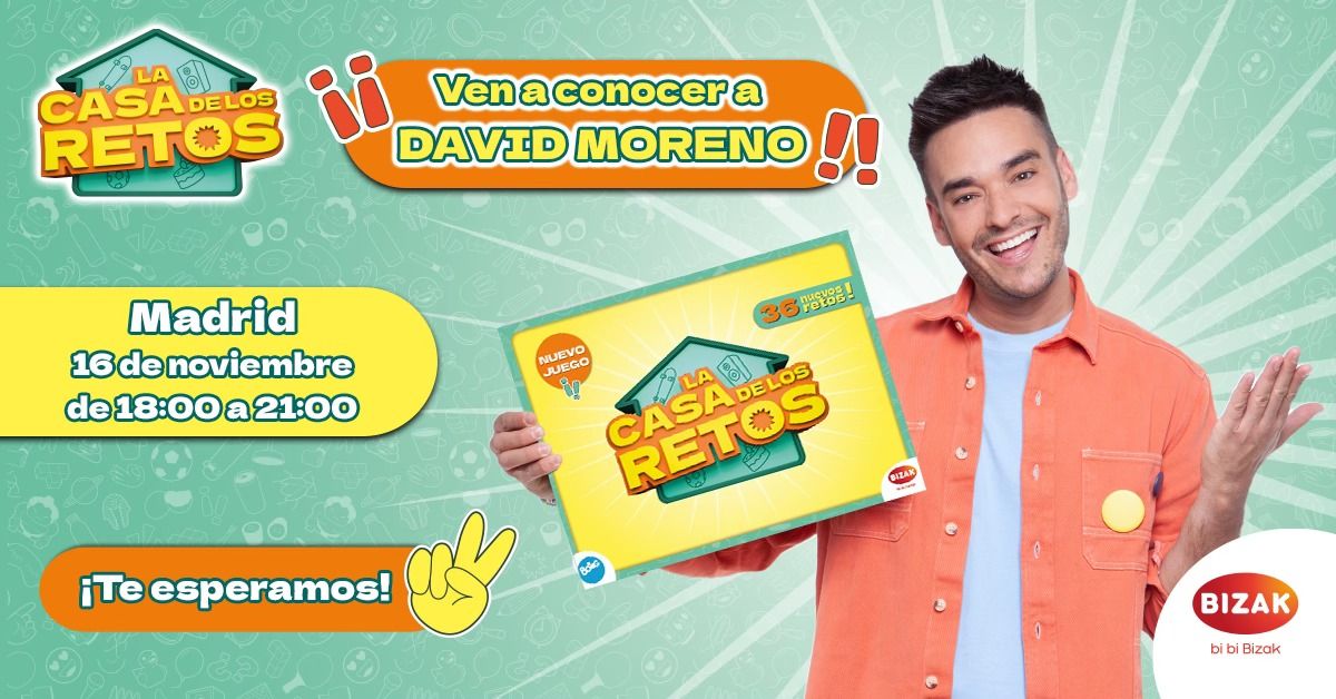 Firma del nuevo juego oficial de la Casa de los Retos 