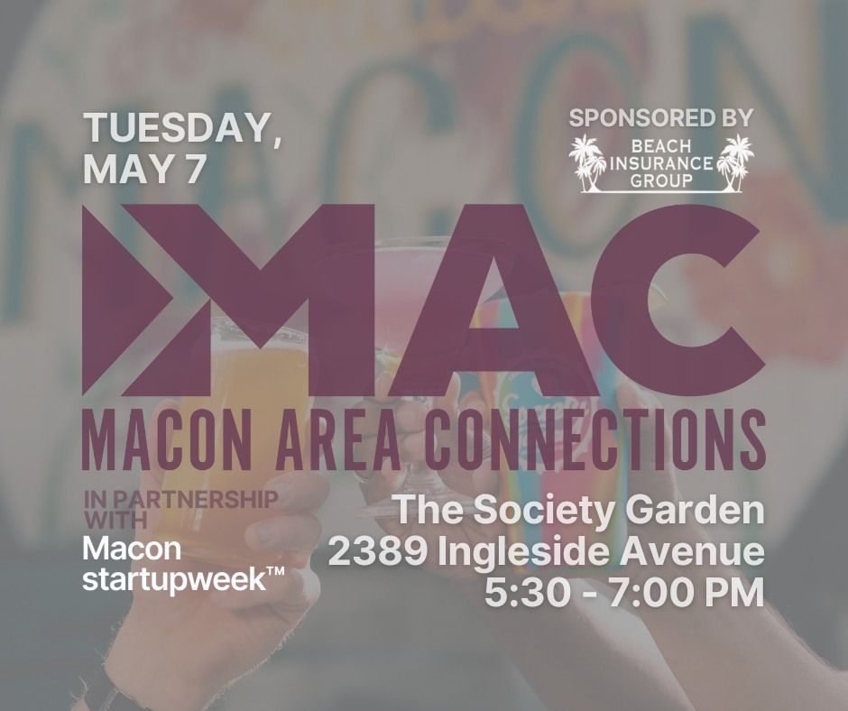 Macon Area Connections Meetup: The Society Garden