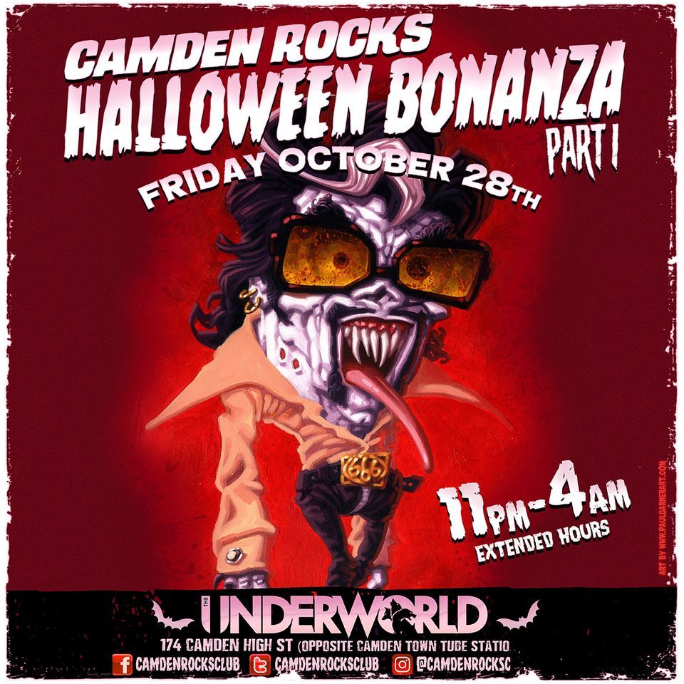 Camden Rocks Halloween Bonanza Pt 1 \u2620 The Underworld - London
