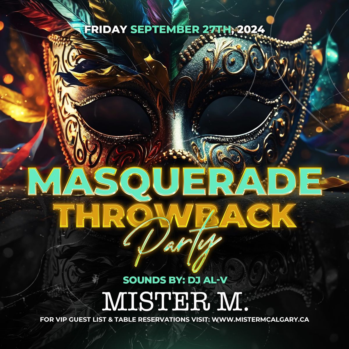 Masquerade Throwback Party!