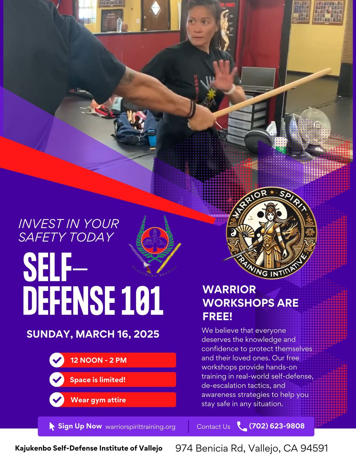 WARRIOR WORKSHOP - SELF DEFENSE 101