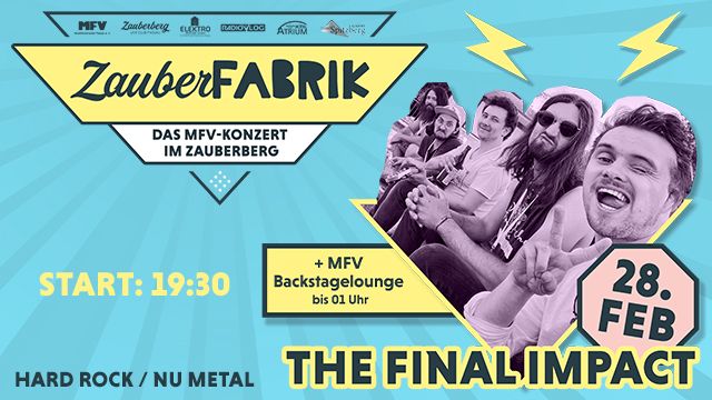 Bad Taste Metal | The Final Impact & Postman Project | ZauberFabrik - veranstaltet vom MFV