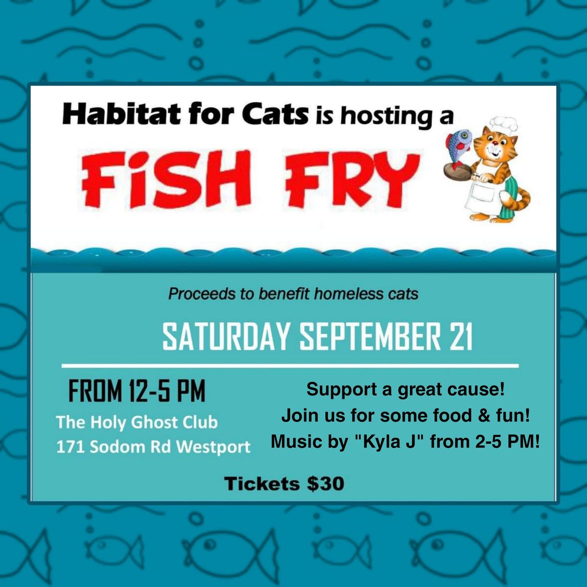 FISH FRY hosted by Habitat for Cats