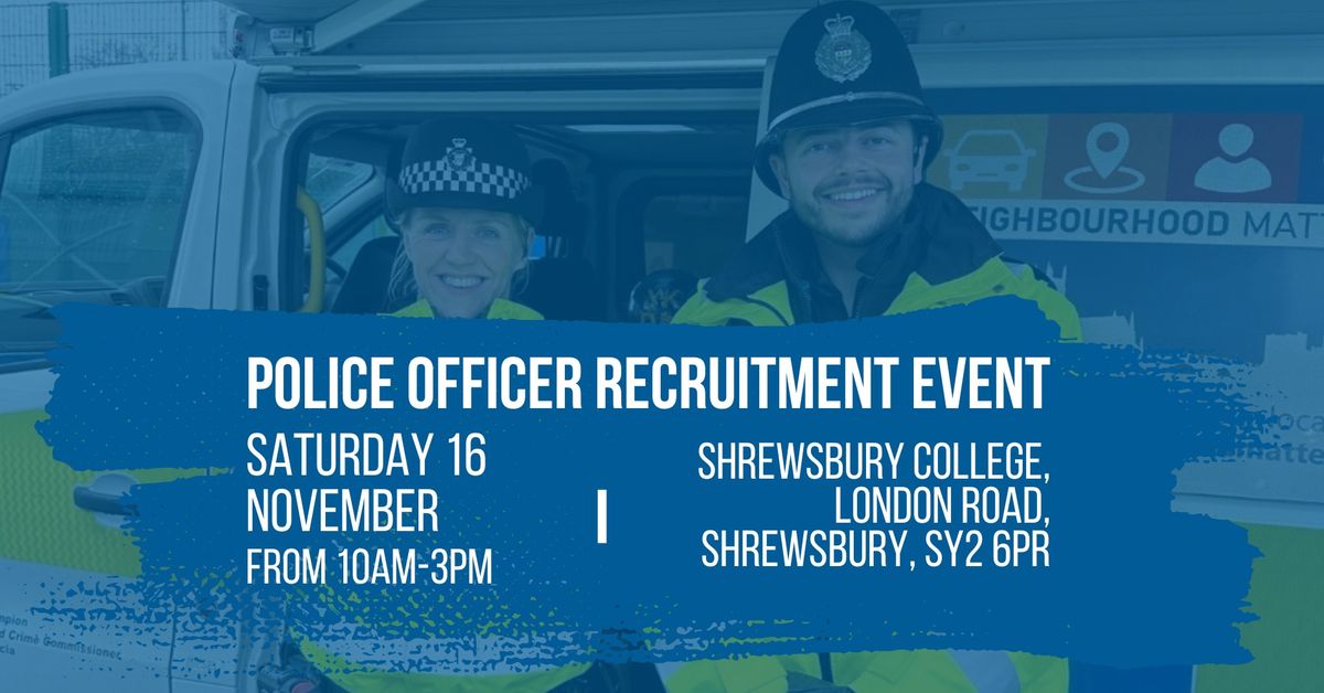 Police Officer Recruitment Event