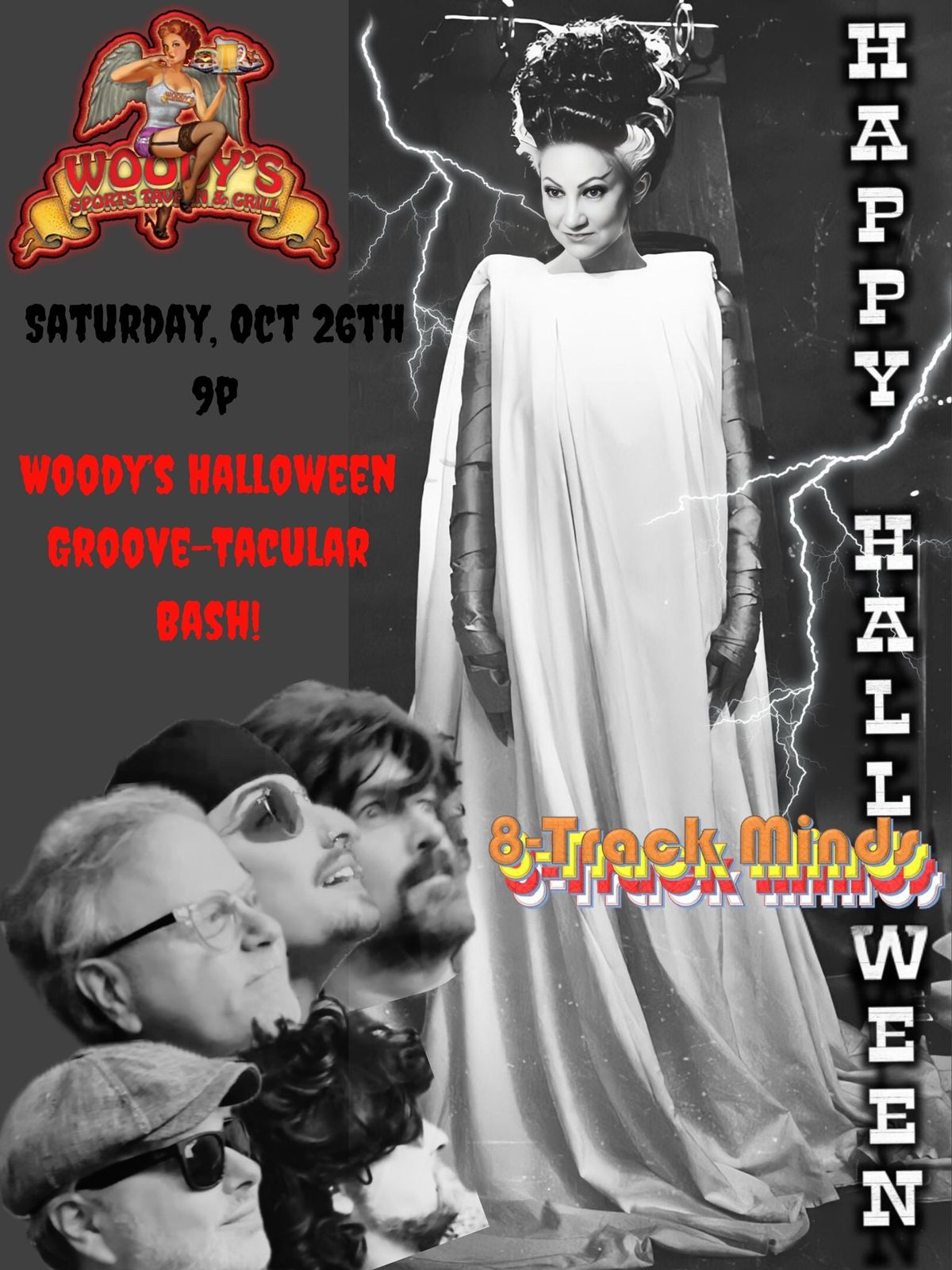 Woody\u2019s Sports Bar Halloween Groove-Tacular Bash!