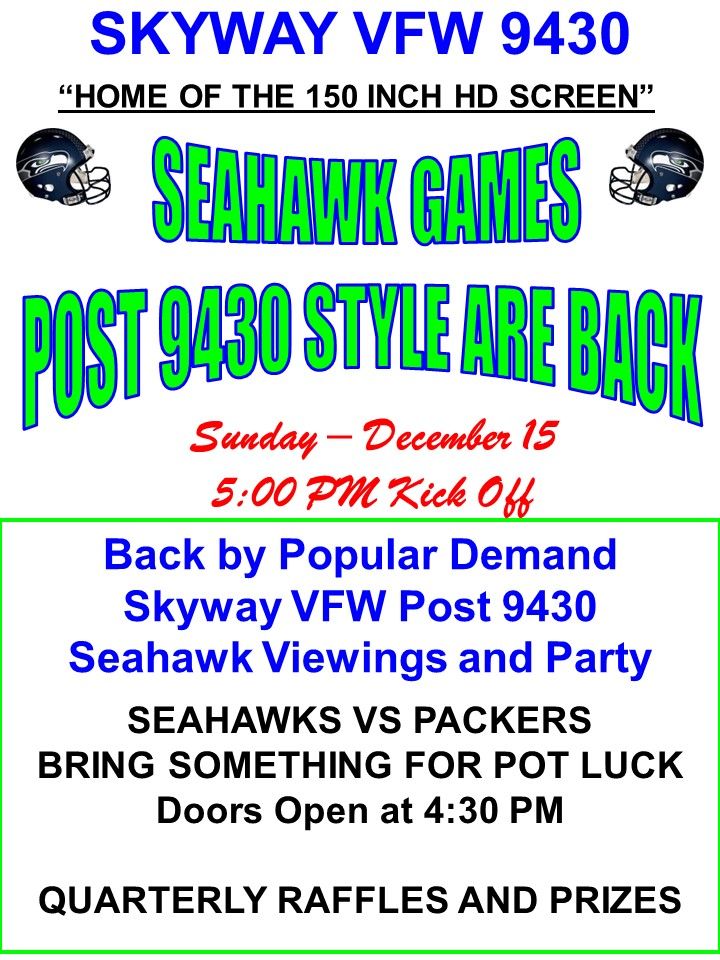 Seahawk Viewing