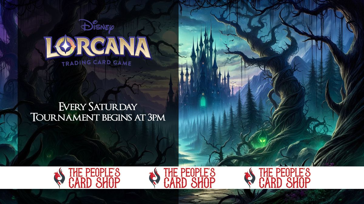 Saturday Disney Lorcana Tournament at The People's Card Shop