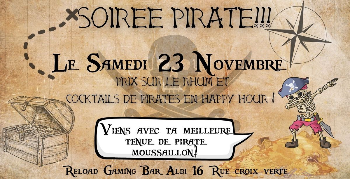 SOIREE PIRATE 