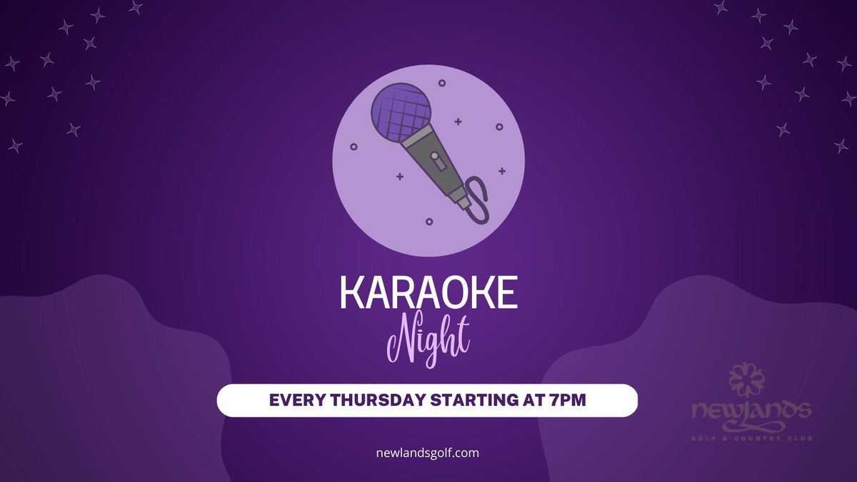 Thursday Night Karaoke @ Newlands Bar & Grill