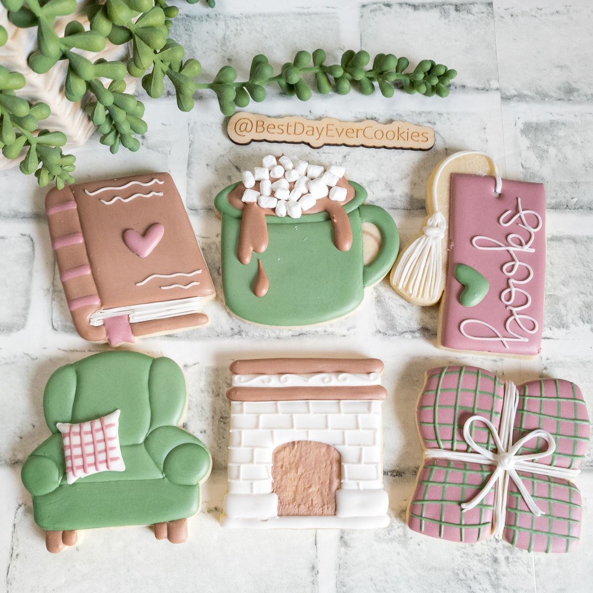 Cozy Book Cookie Decorating Party