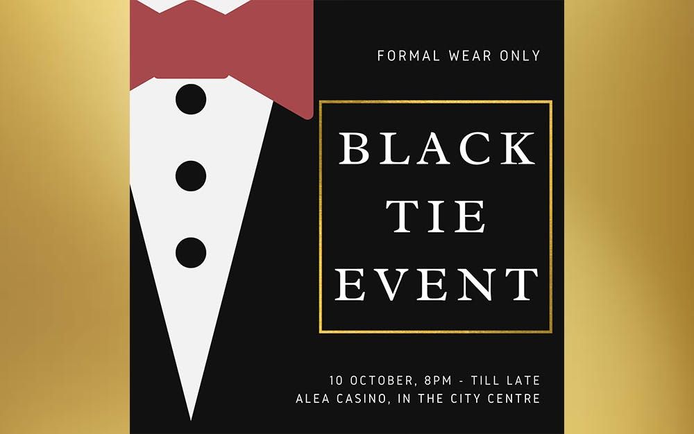 \ud83c\udfa9 Black Tie at Alea Casino \ud83c\udfb2