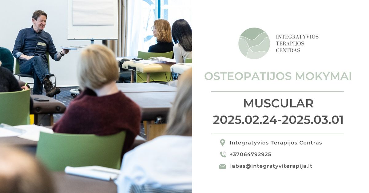 MUSCULAR| Osteopatijos mokymai