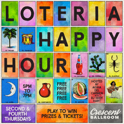 LOTERIA HAPPY HOUR WITH AGNIA DEL CARMEN + DJ EDDY HART