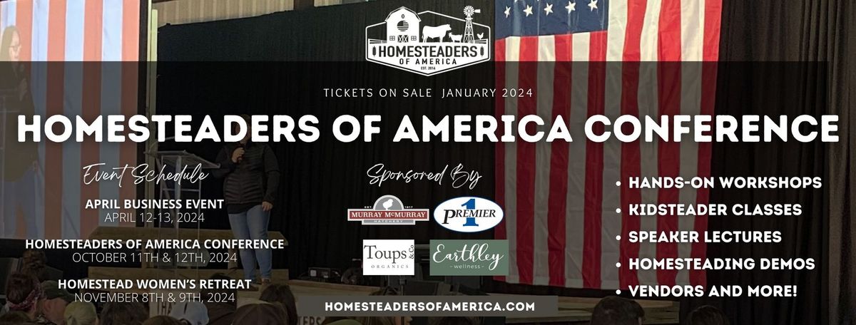 2024 Homesteaders of America Conference