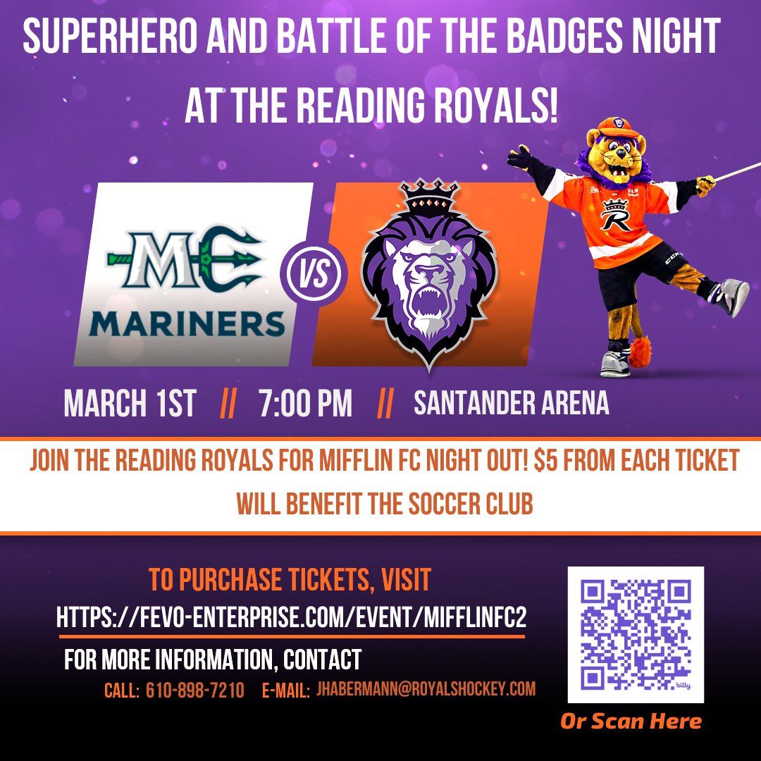 Mifflin FC Night Out with the Reading Royals