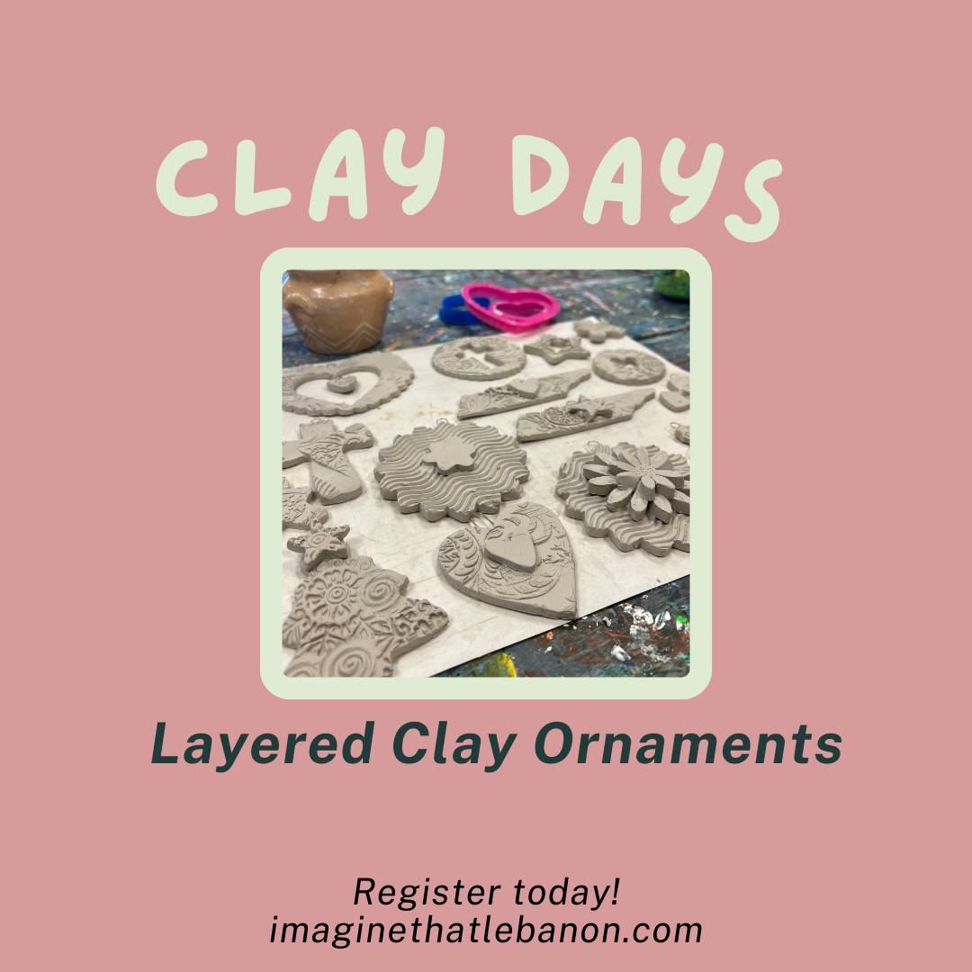 Clay Day! Layered Christmas Ornaments