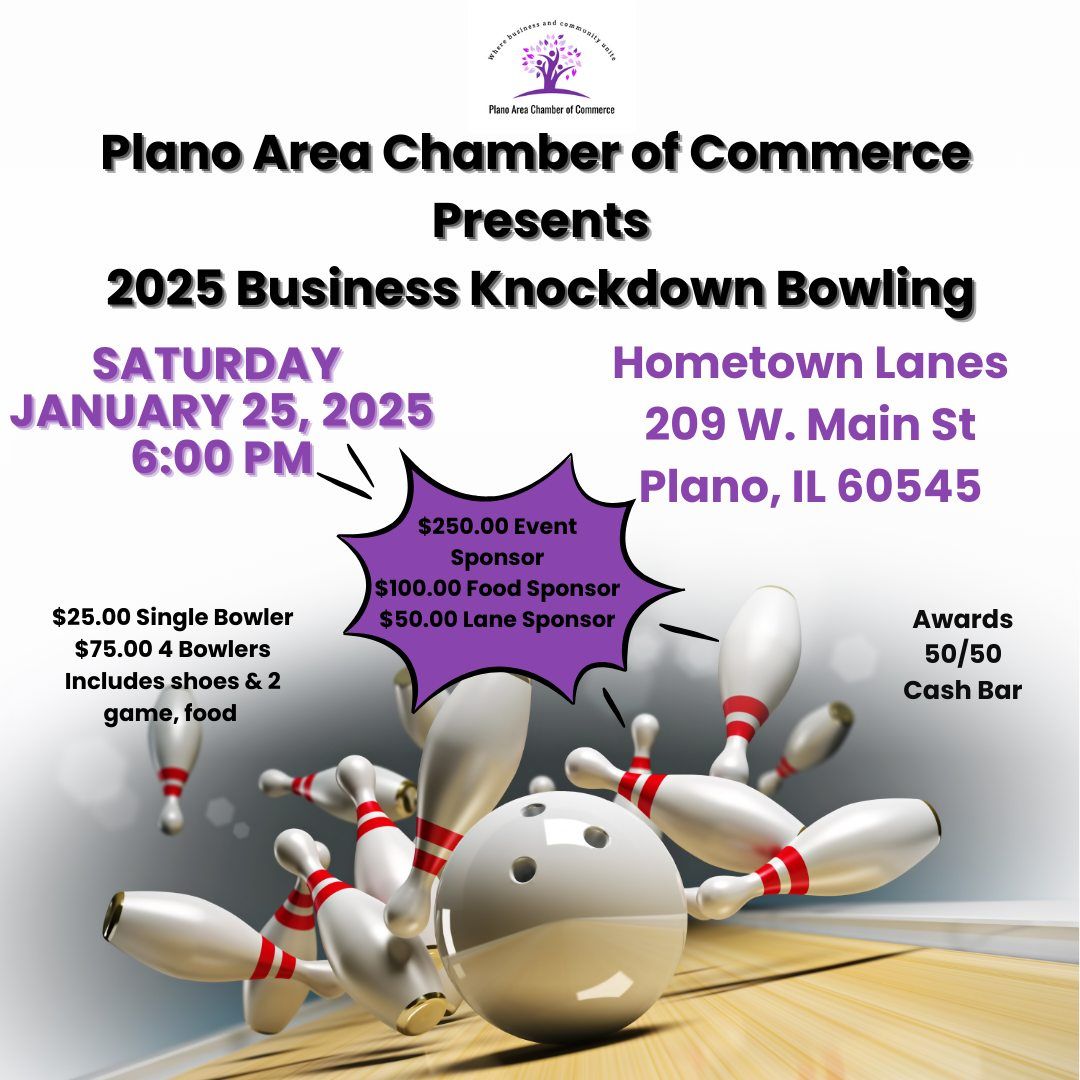 Plano Area Chamber of Commerce Business Knockdown Bowling